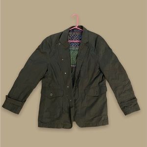 Robert Graham Button Zipper Jacket Coat